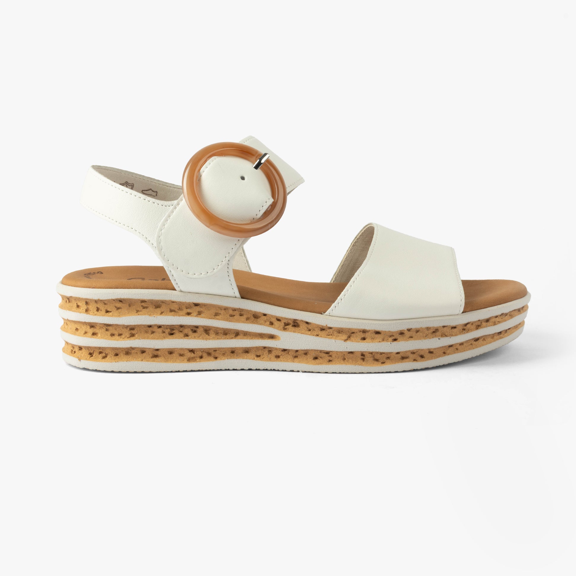 Gabor ANDRE Womens Sandals Creamy White