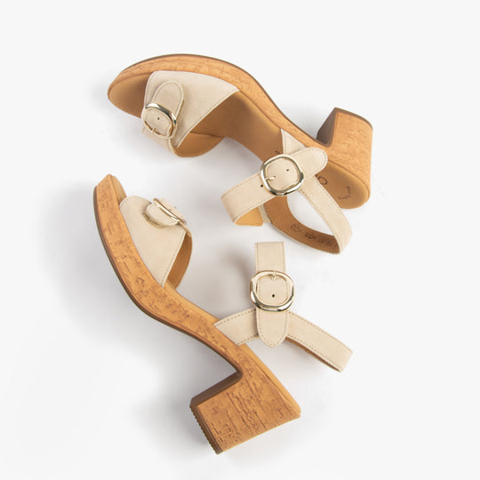 Gabor FANTASTICA Womens Sandals Oak Suede