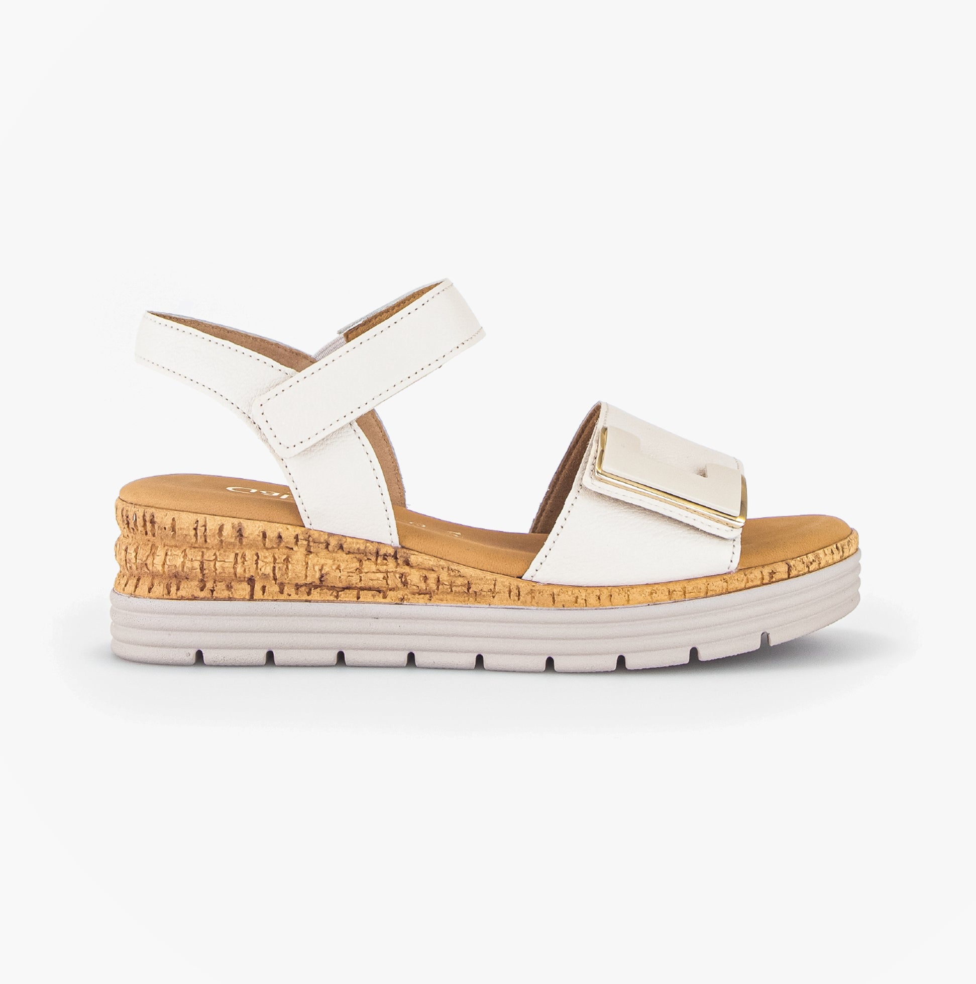 Gabor SHOUT Womens Ankle Strap Sandals Cream