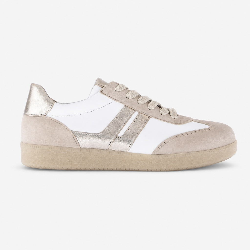 Gabor WEST Womens Court Trainers Beige