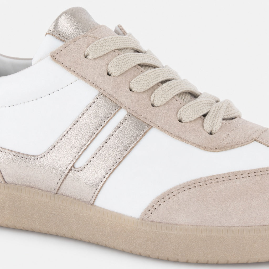 Gabor WEST Womens Court Trainers Beige