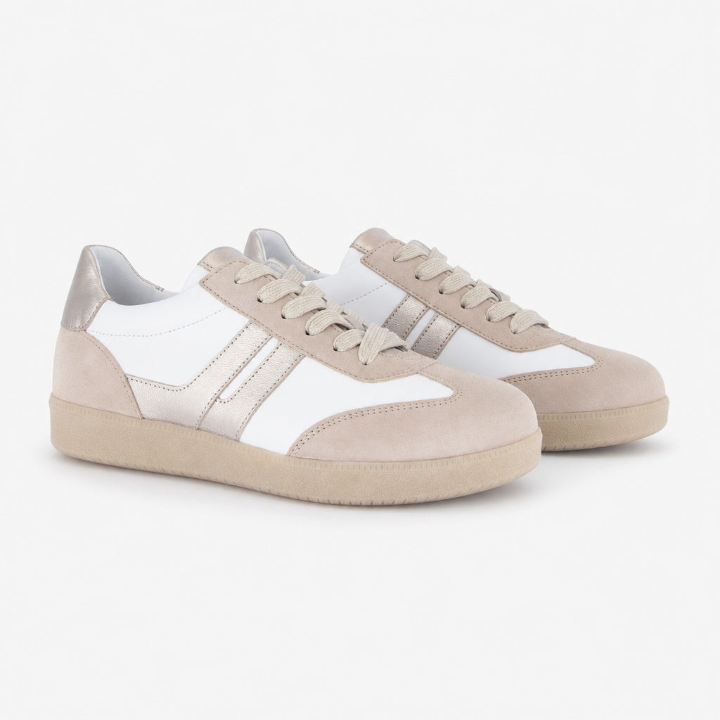 Gabor WEST Womens Court Trainers Beige