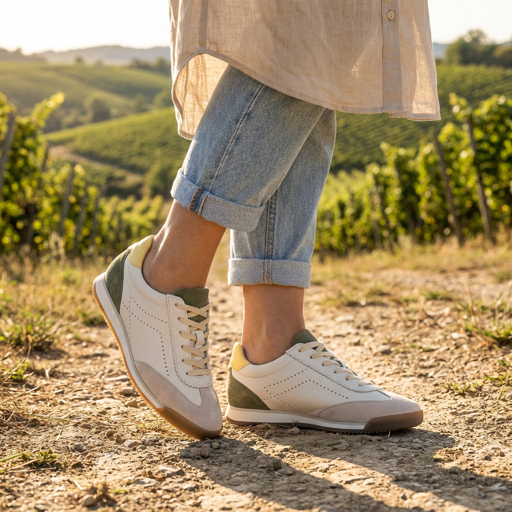 Gabor NOVICE Womens Court Trainers WHITE