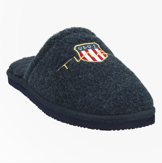 GANT PANTOFLI Womens Mule Slippers Marine