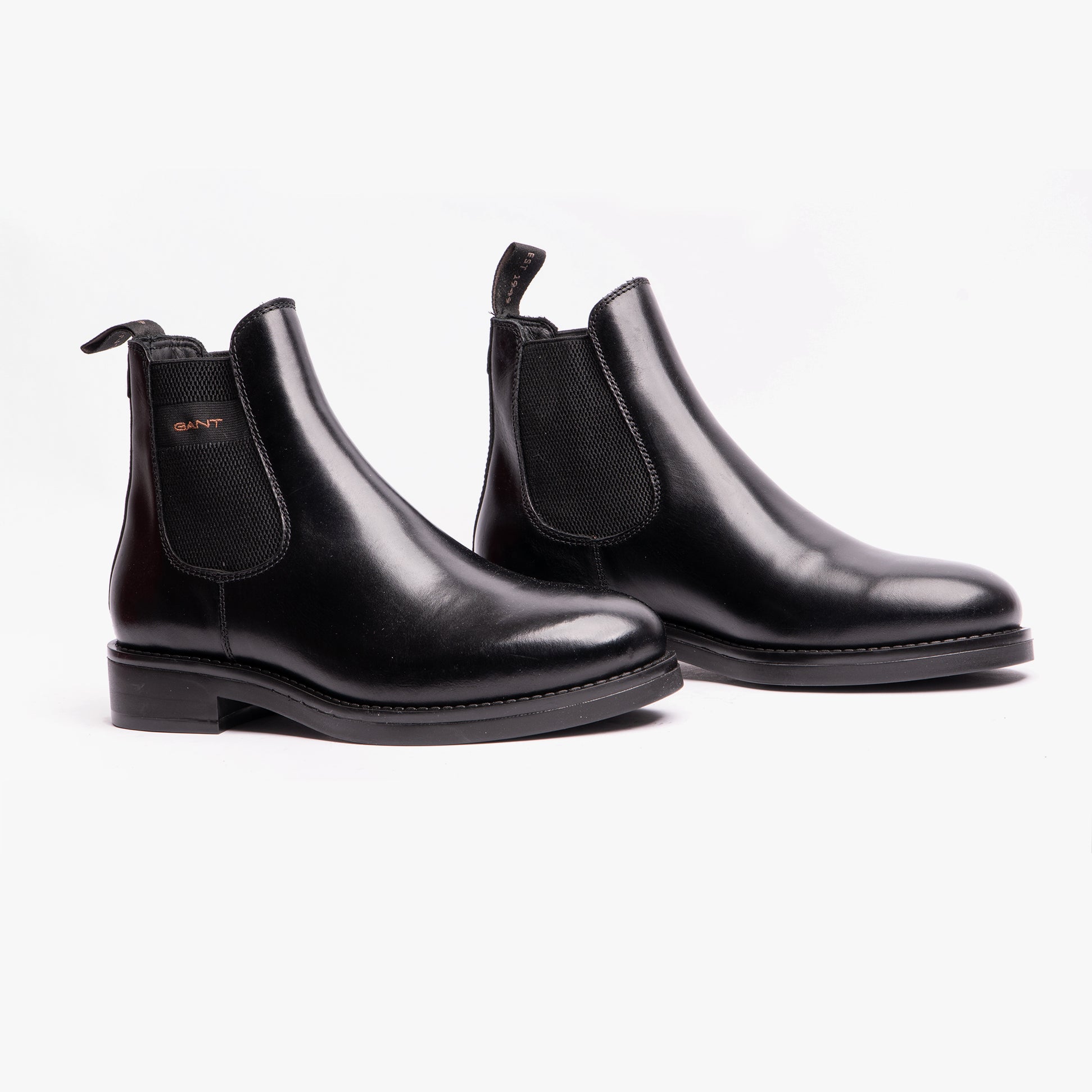 GANT PREPDALE Mens Chelsea Boots Black