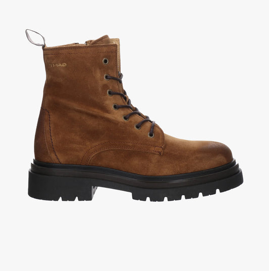 GANT RAMZEE Mens Chelsea Boots Dark Brown