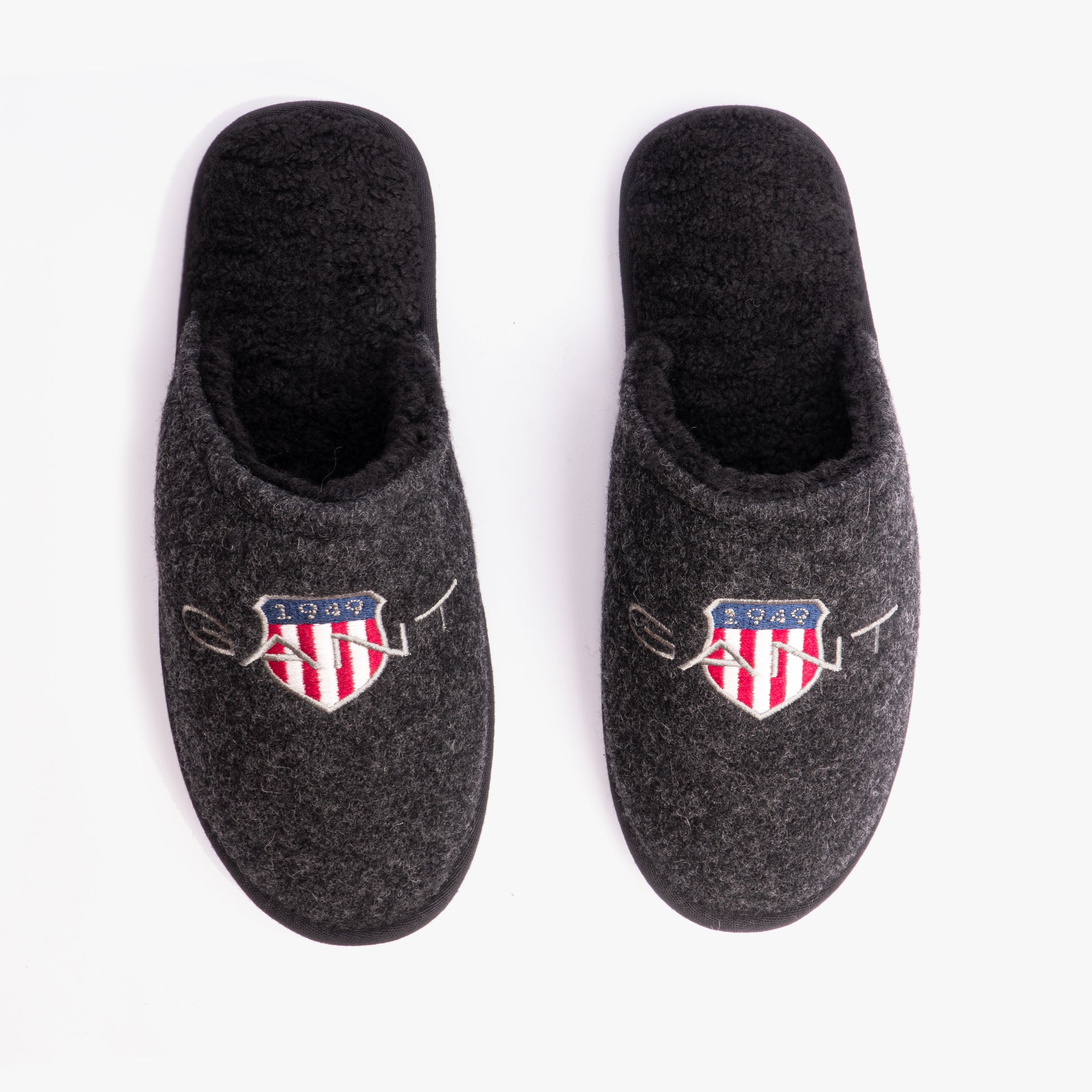 GANT TAMAWARE Mens Mule Slippers Black