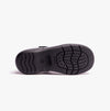 GEOX NAIMARA G A Girls Leather Touch Fasten School Shoes Patent Black