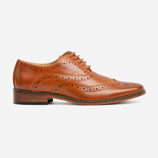Goor TOMMY JNR Boys Oxford Brogues Tan