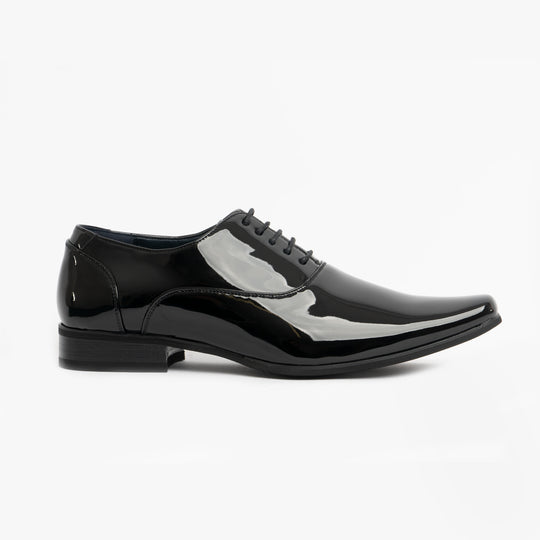 Goor GABRIEL Mens Oxford Dress Shoes Black Patent