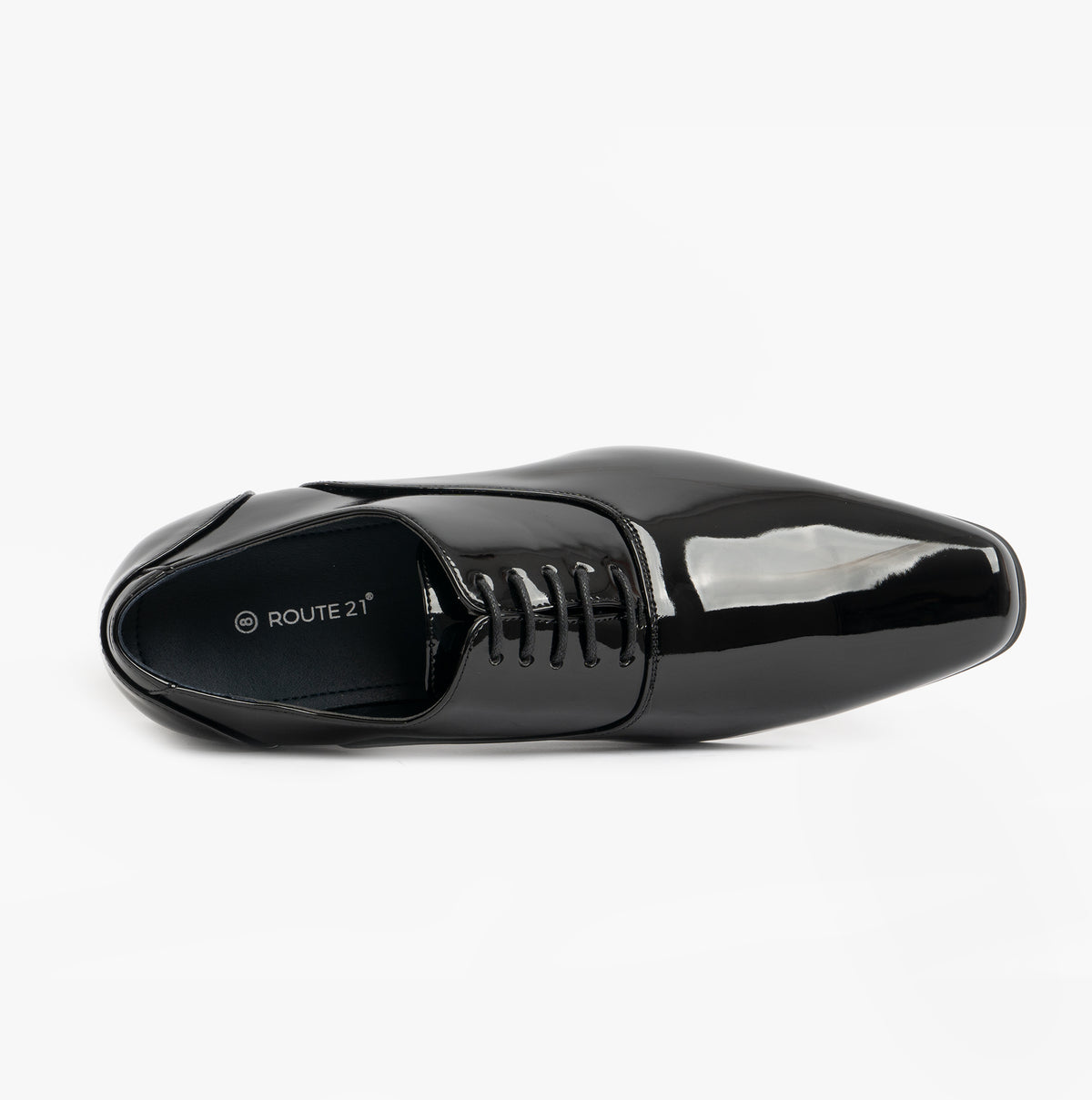 Goor GABRIEL Mens Oxford Dress Shoes Black Patent