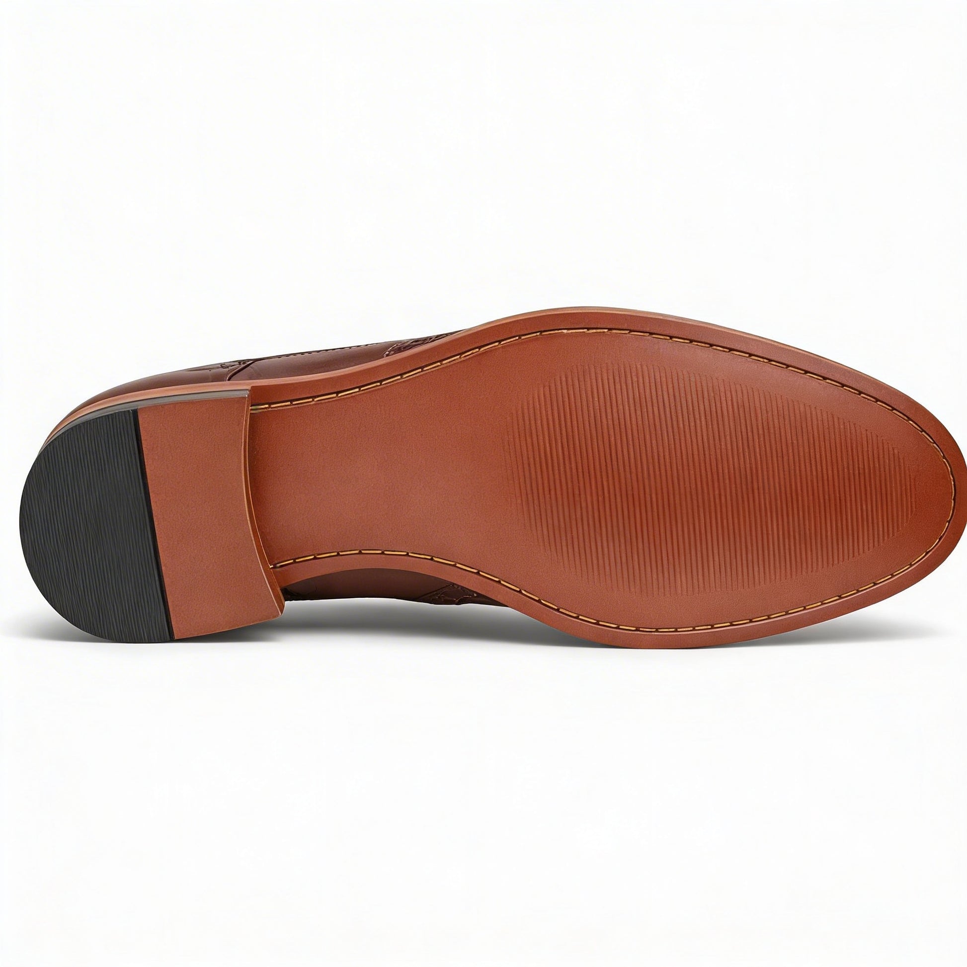 Goor M410 Mens Brogue Shoes Dark Brown