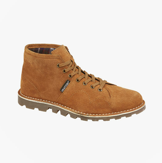 Grafters B430TS Unisex Monkey Boots Tan