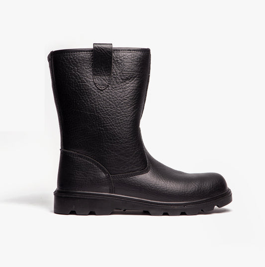 Grafters M021A Mens Rigger Safety Boots Black