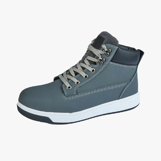 Grafters FORT Unisex Trainer Style Safety Boots Grey