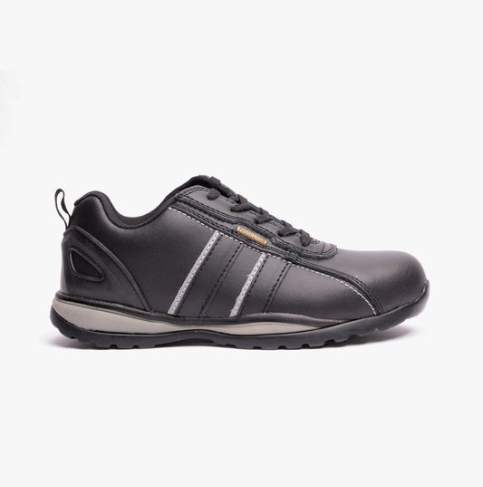 Grafters M090A Unisex Safety Trainers Black