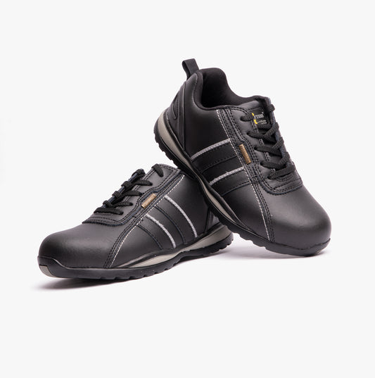 Grafters M090A Unisex Safety Trainers Black
