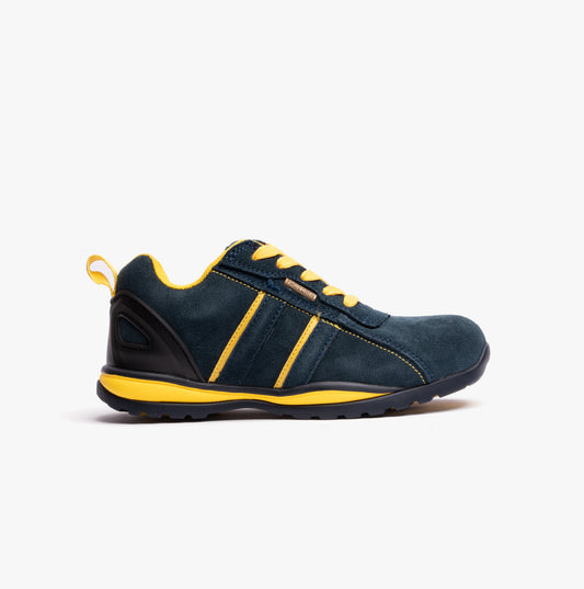 Grafters M090CS Unisex Safety Trainers Navy