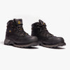 Grafters M139A Mens Leather Safety Boots Black