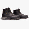 Grafters M139A Mens Leather Safety Boots Black