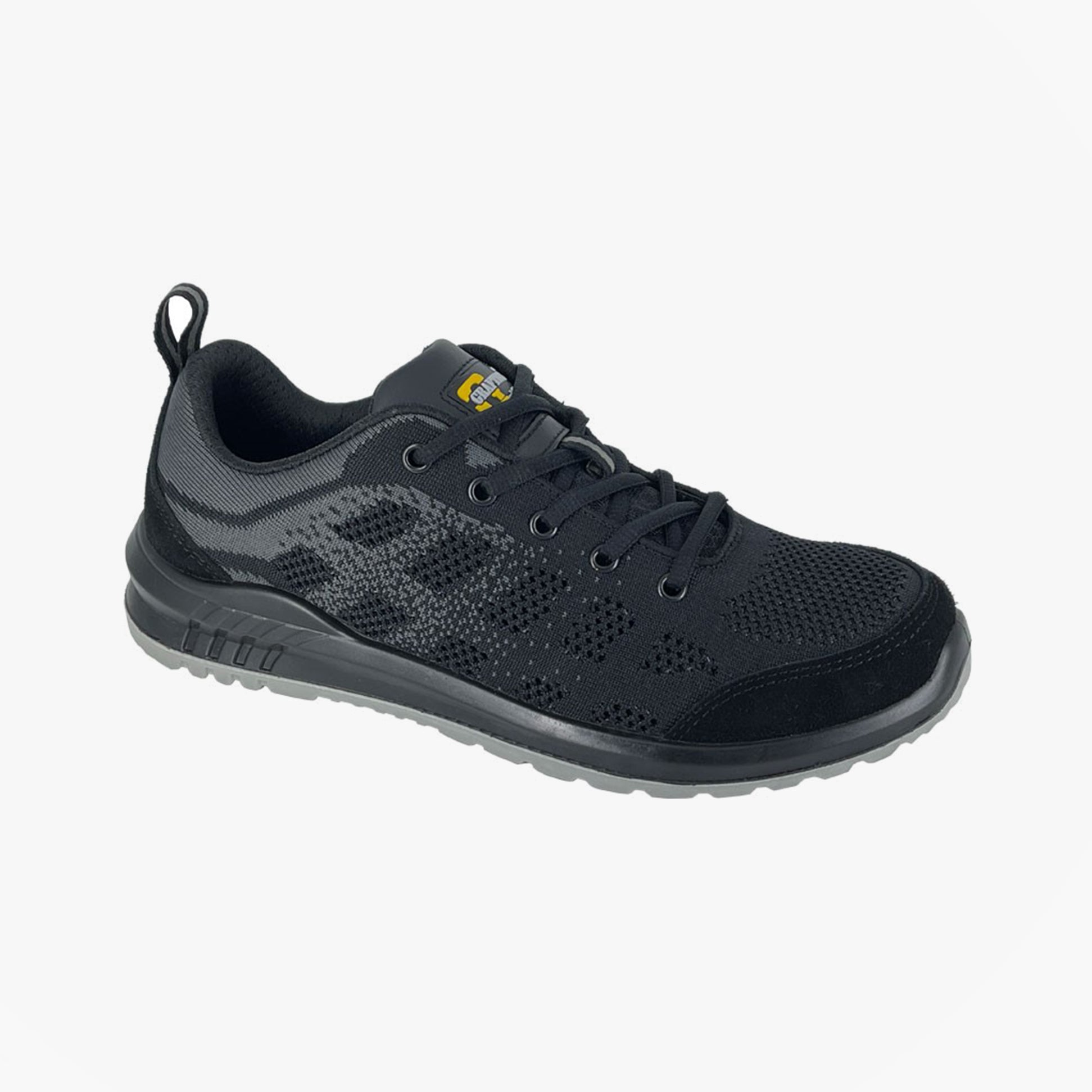 Grafters M219F Unisex Safety Trainers Black/Grey