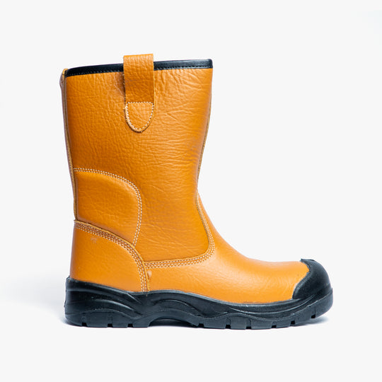 Grafters M239BSM Mens Scuff Cap Rigger Safety Boots Tan