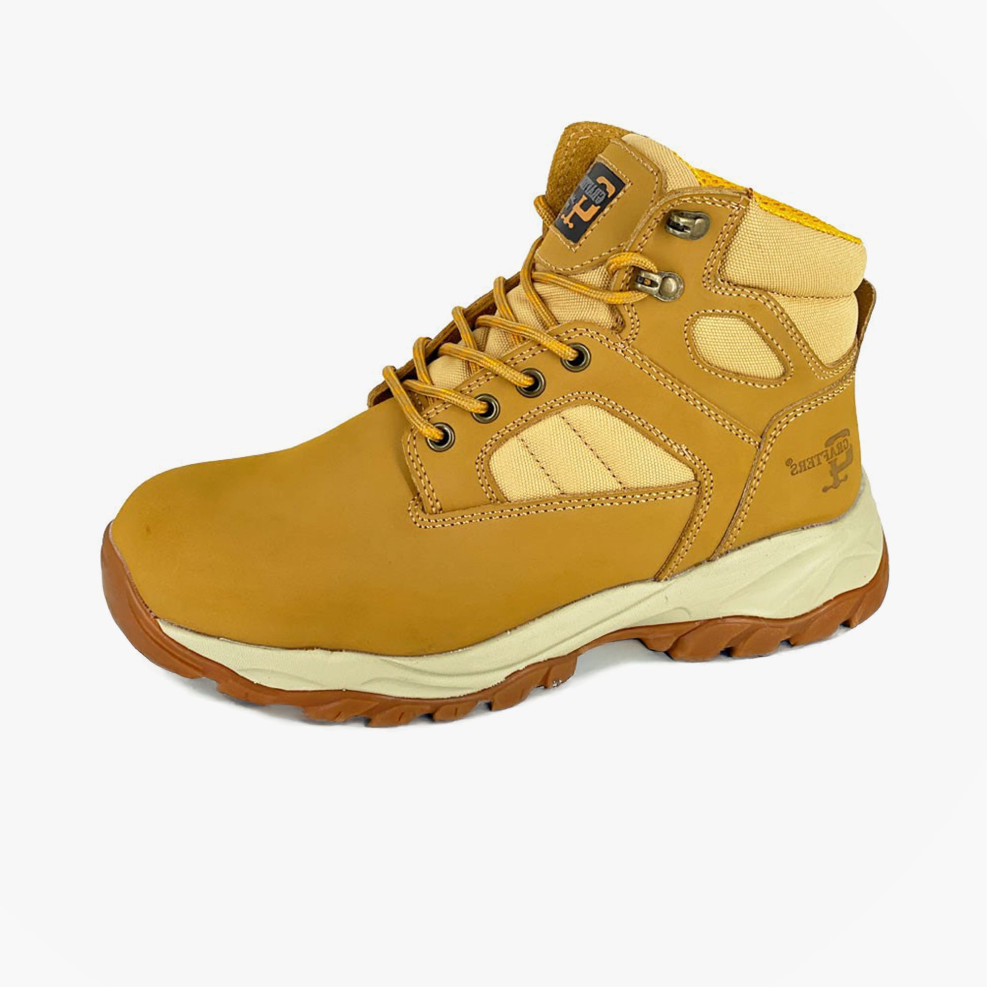 Grafters M292N Mens Nubuck Safety Ankle Boots Honey