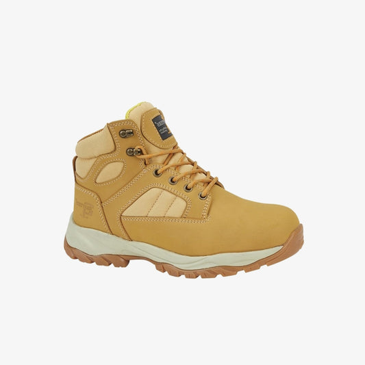 Grafters M292N Mens Nubuck Safety Ankle Boots Honey