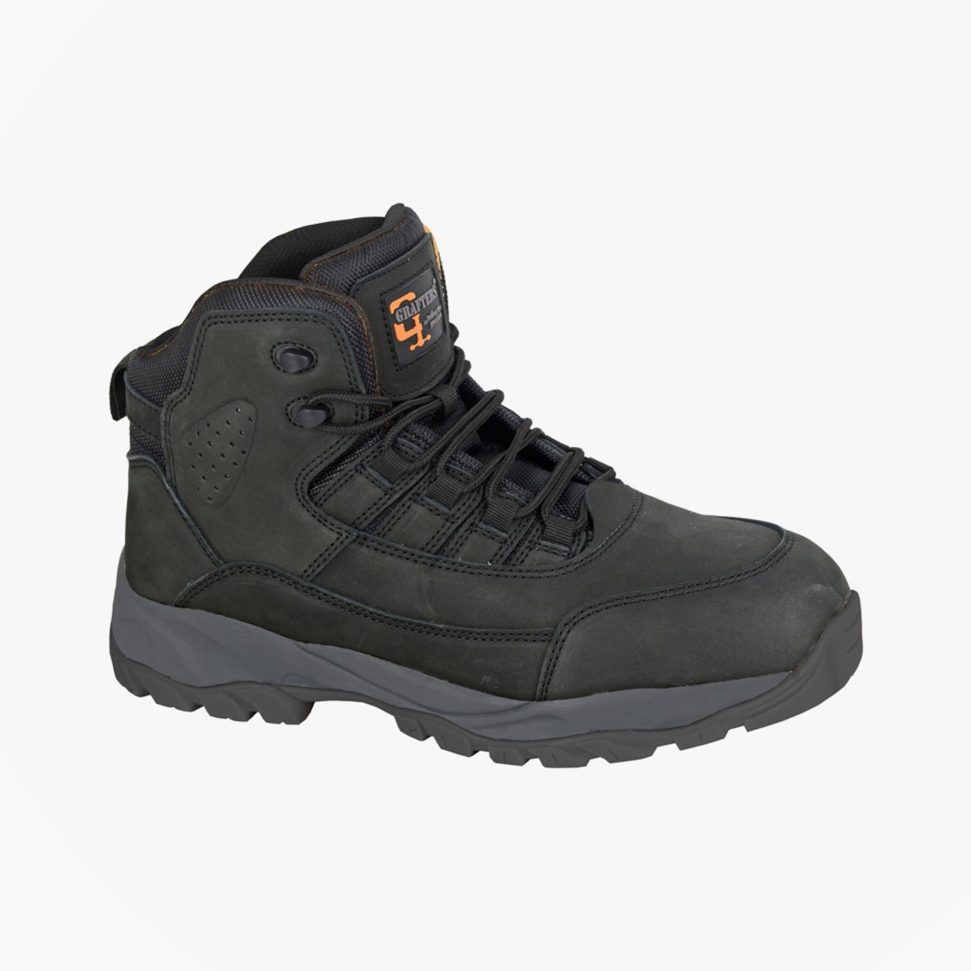 Grafters M331A Mens Safety Boots Black