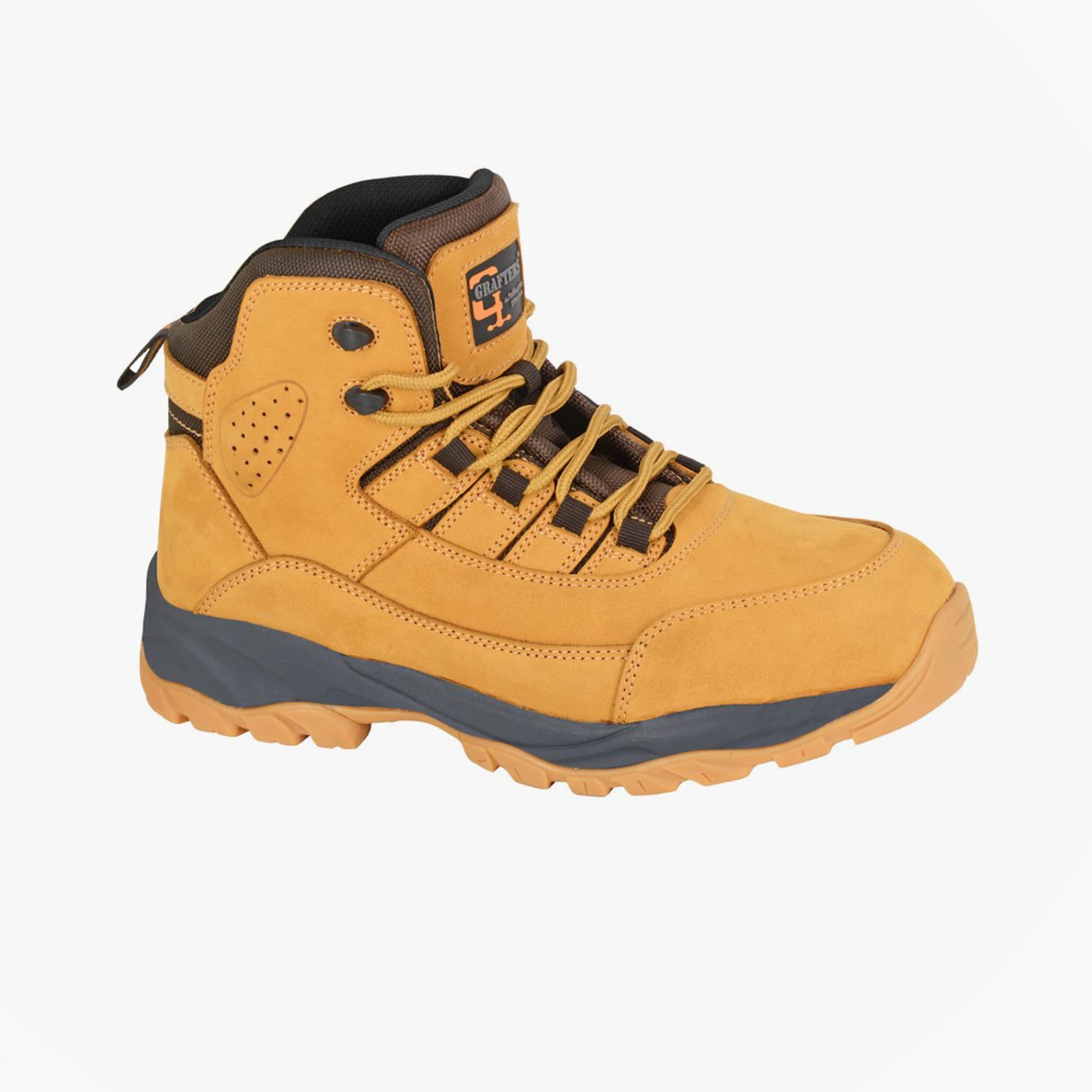Grafters M331N Mens Safety Boots Honey