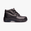 Grafters M5501PA Unisex Leather Safety Boots Black