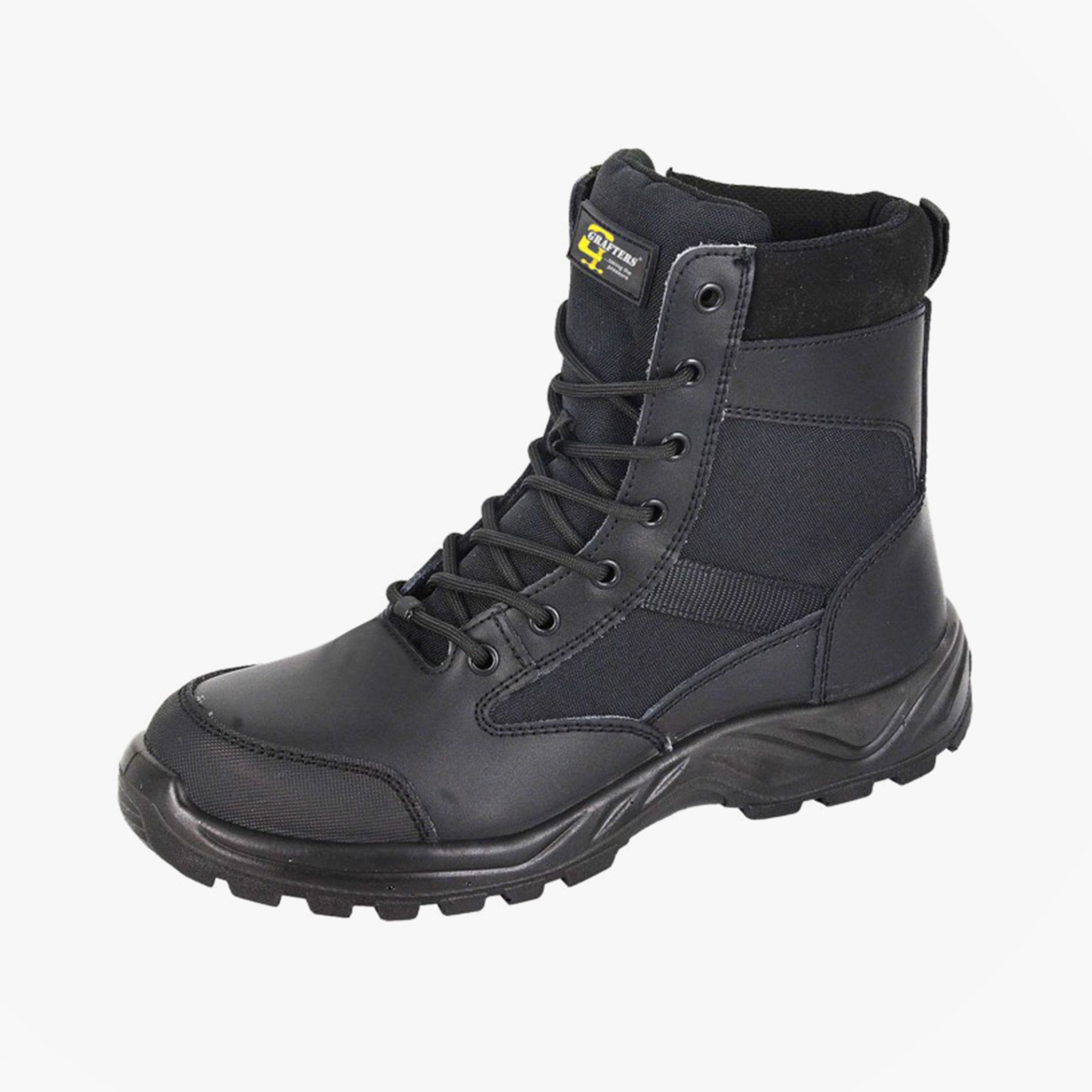 Grafters M752A DMZ6 Mens 6 Inch Safety Boots Black