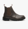 Grafters GRINDER Unisex Dealer Safety Boots Brown