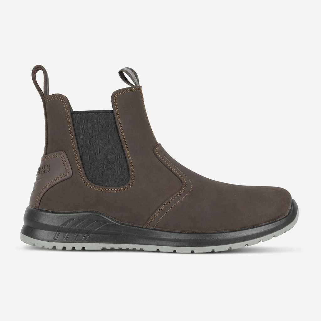 Grafters TOBY Mens Safety Boots Brown