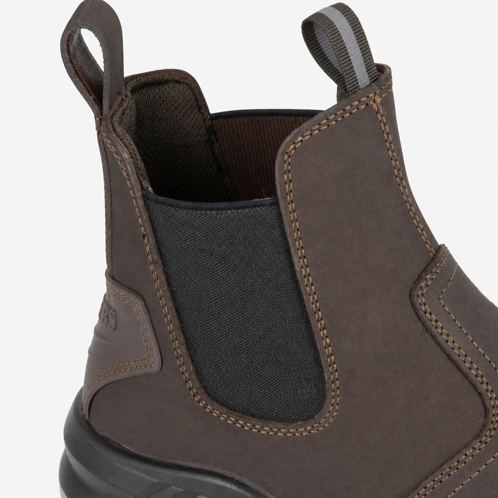 Grafters TOBY Mens Safety Boots Brown
