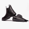 Grafters M9502A Mens Leather Super Wide Dealer Safety Boots Black