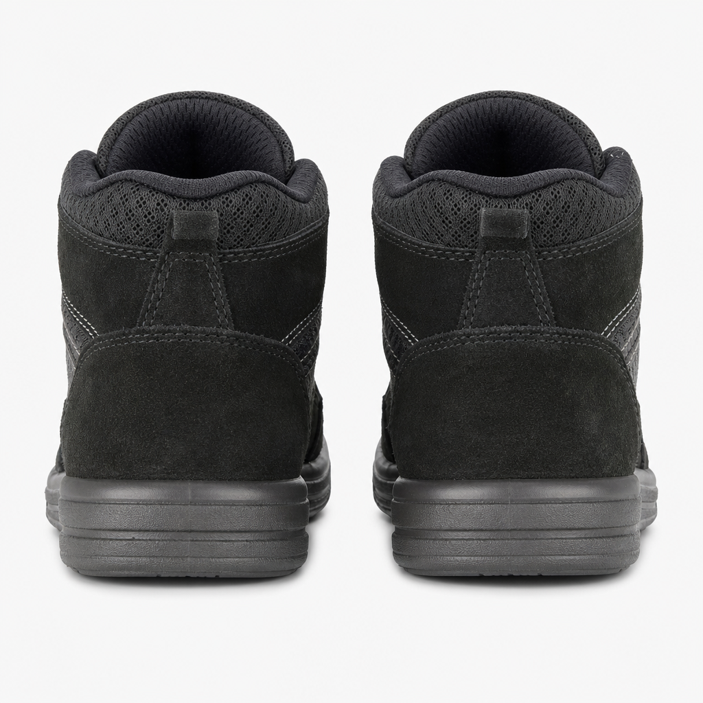 Grafters TERRY Unisex Sneaker Style Safety Boots Black