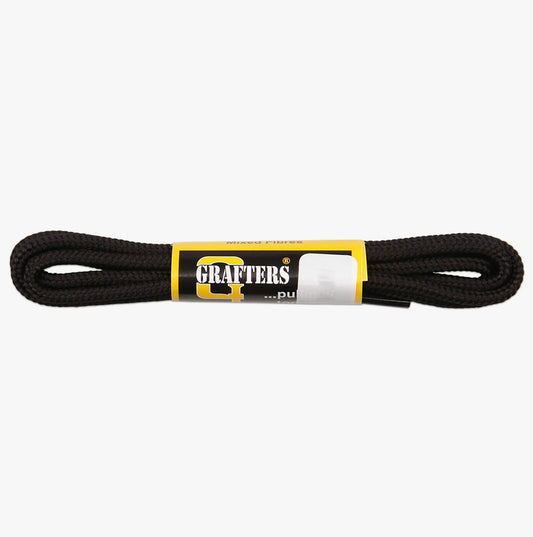 100cm Flat Trainer Laces Black