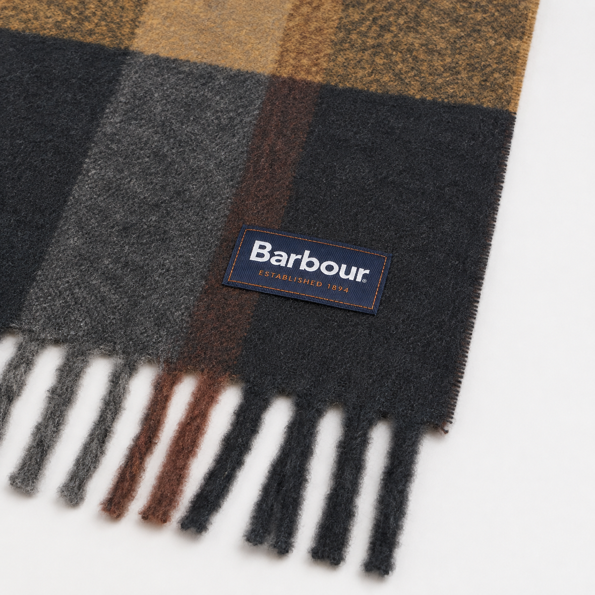 Barbour WESTERDALE BEANIE & SCARF GIFT SET Mens Beanie Navy/Grey