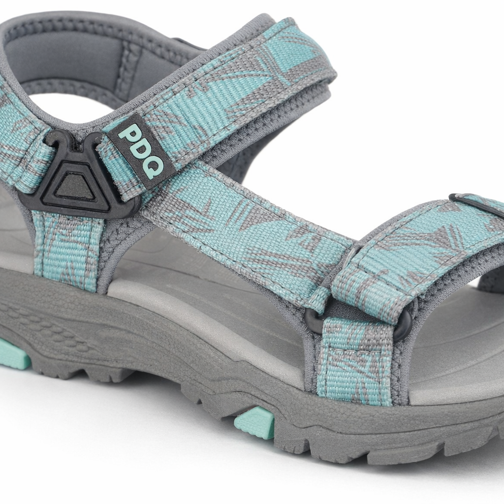 PDQ TESSA Womens Hiking & Trail Sandals Mint/Grey