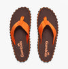 Gumbies DUCKBILL Unisex Flip-Flops Brown & Orange