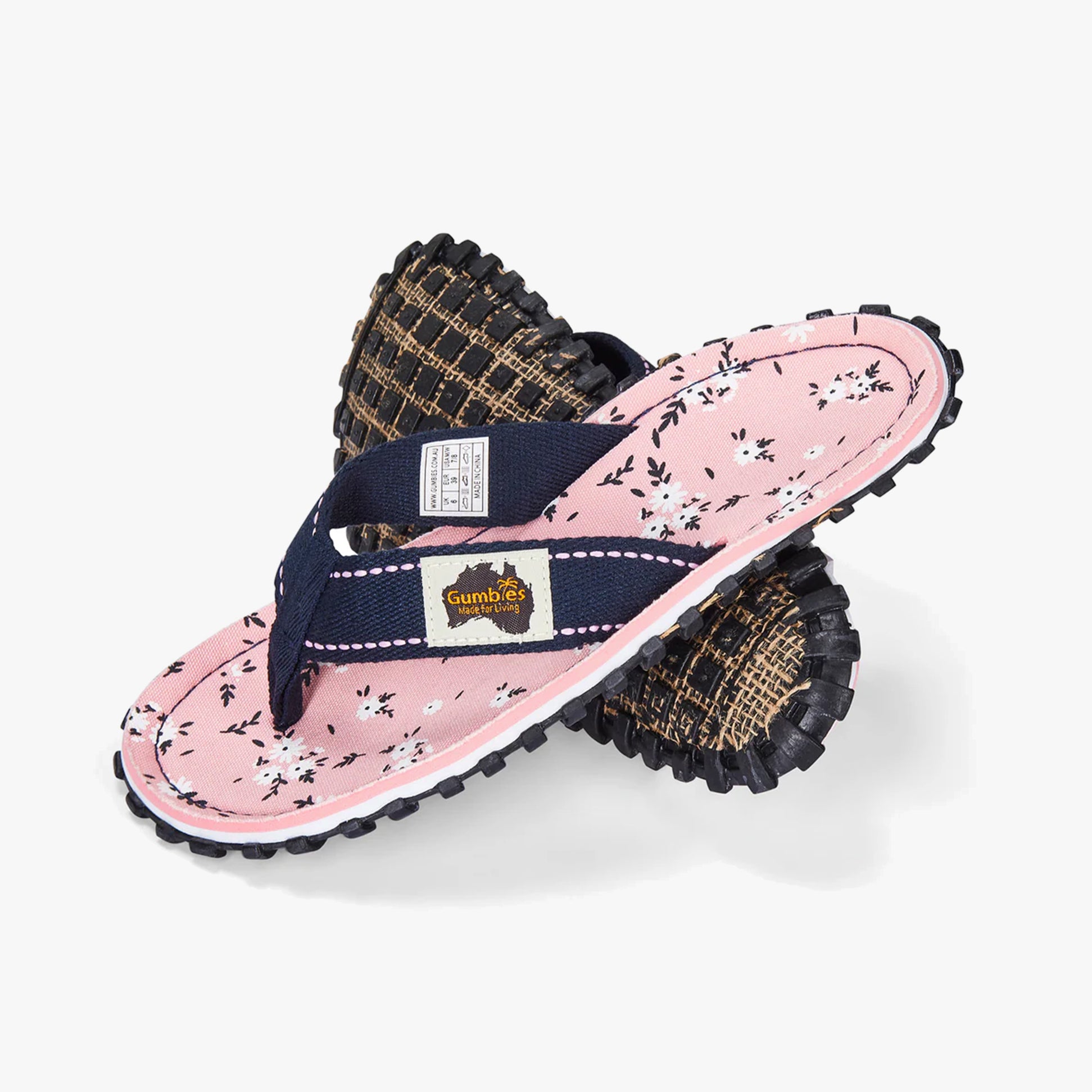 Gumbies FFISL046 ISLANDER Ladies Flip-Flops Ditsy