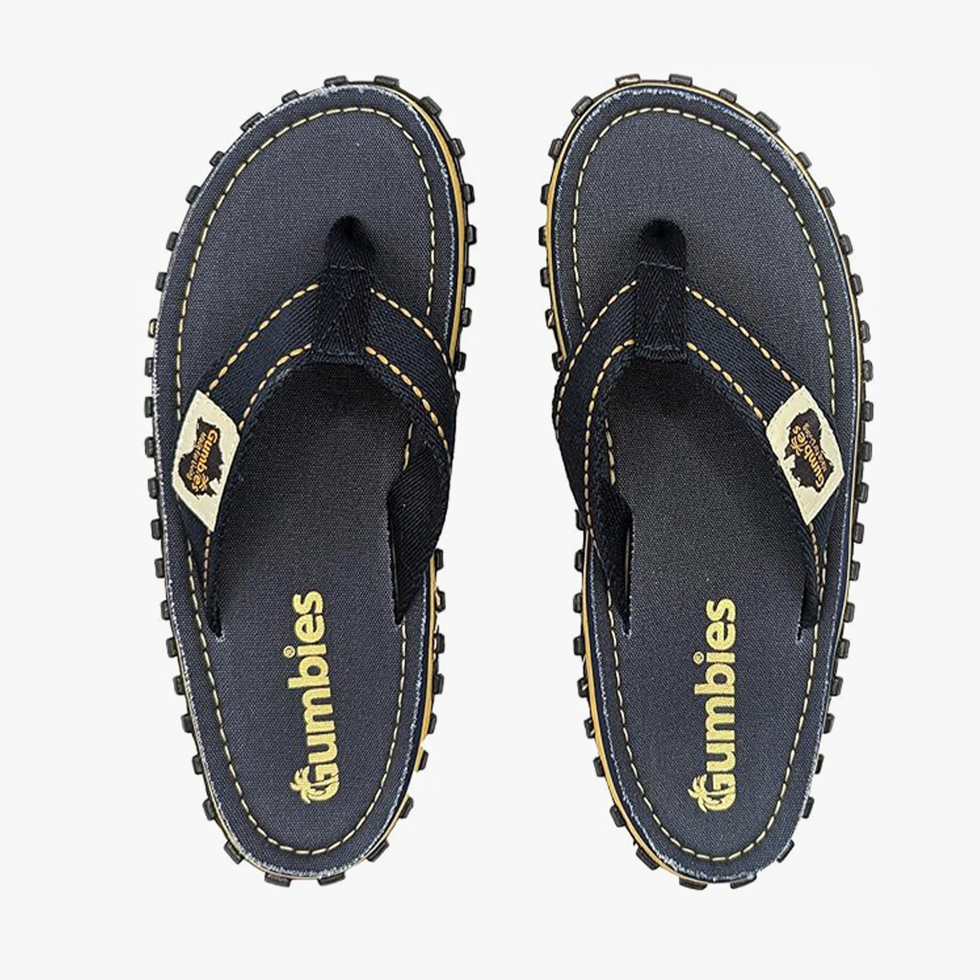 Gumbies ISLANDER Unisex Flip-Flops Classic Navy
