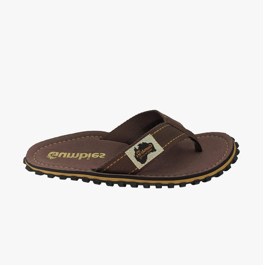 Gumbies ISLANDER Unisex Flip-Flops Classic Brown