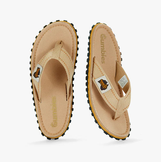Gumbies ISLANDER Unisex Flip-Flops Classic Sand