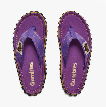 Gumbies ISLANDER Unisex Flip-Flops Classic Purple