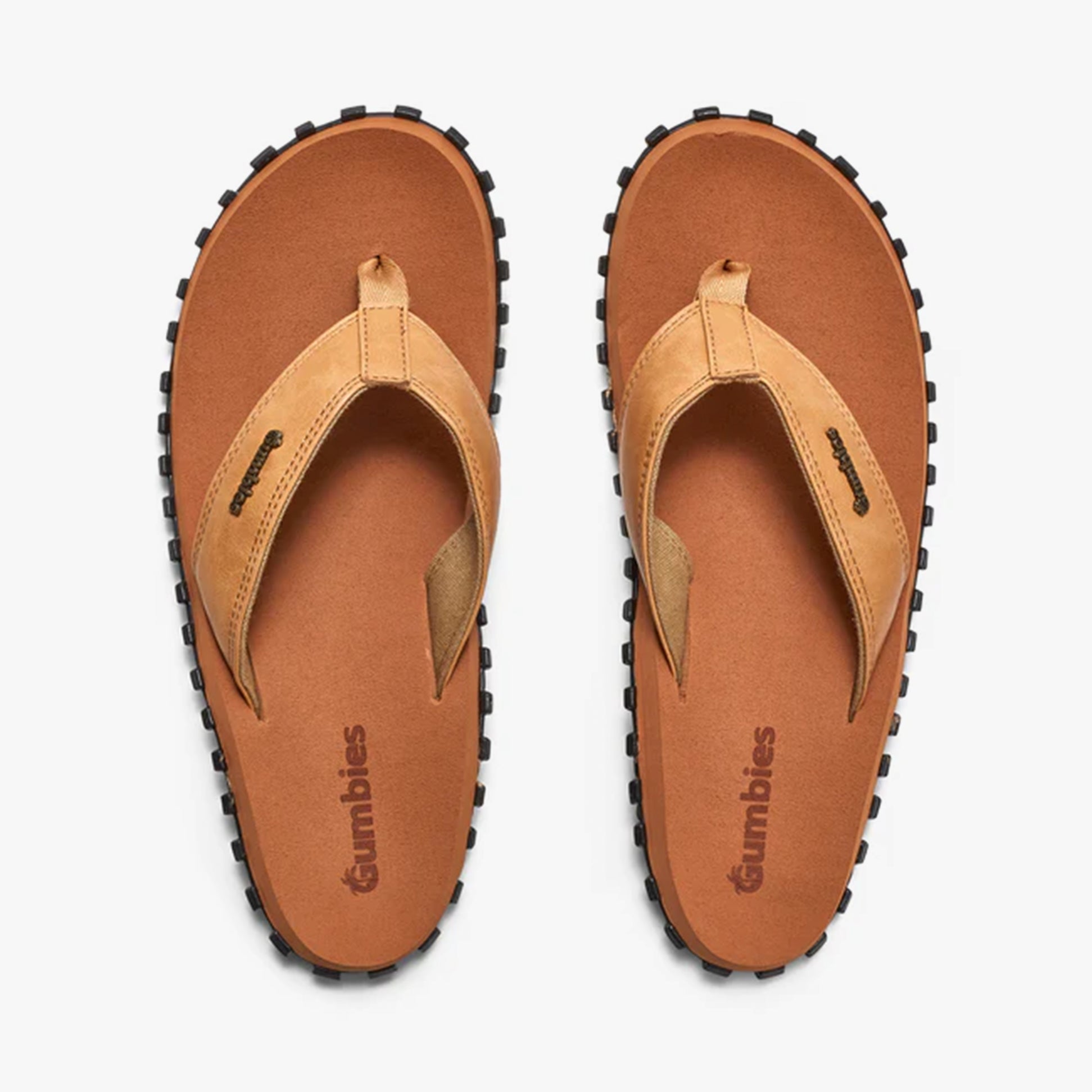 Gumbies VEGOVERT Unisex Flip-Flops Tan