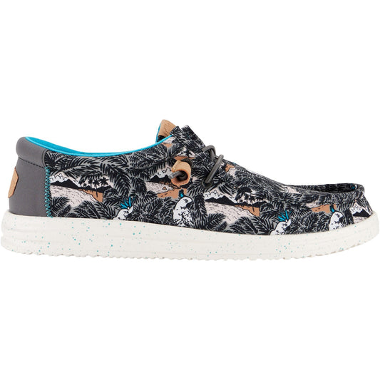 HEYDUDE WALLY Mens Shoes Black
