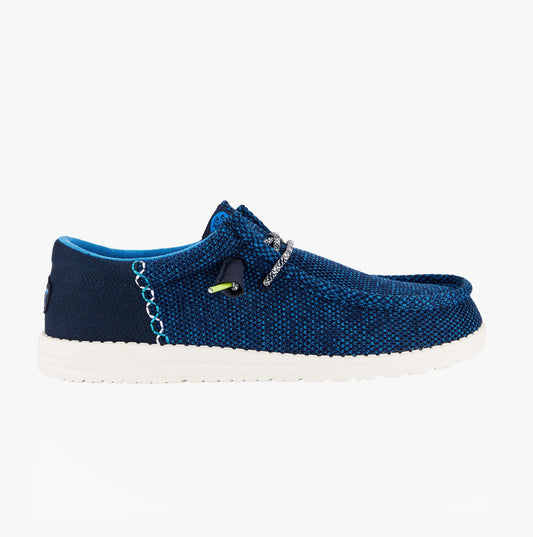 HEYDUDE WALLY Mens Shoes Blue