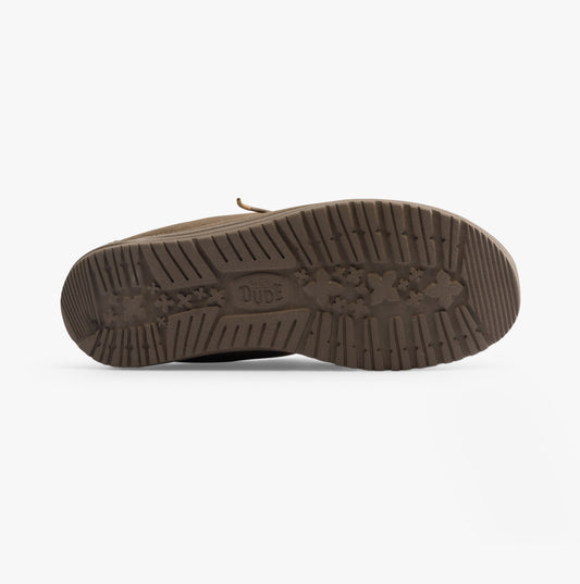 HEYDUDE WALLY Mens Mules Brown
